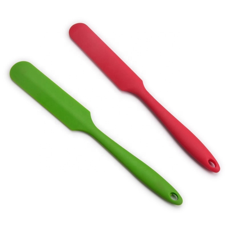 Kitchen Home Baking Tool Long Scraper Small Silicone Scraper Butter Cream Stirring Knife Cake Scraping Spatula