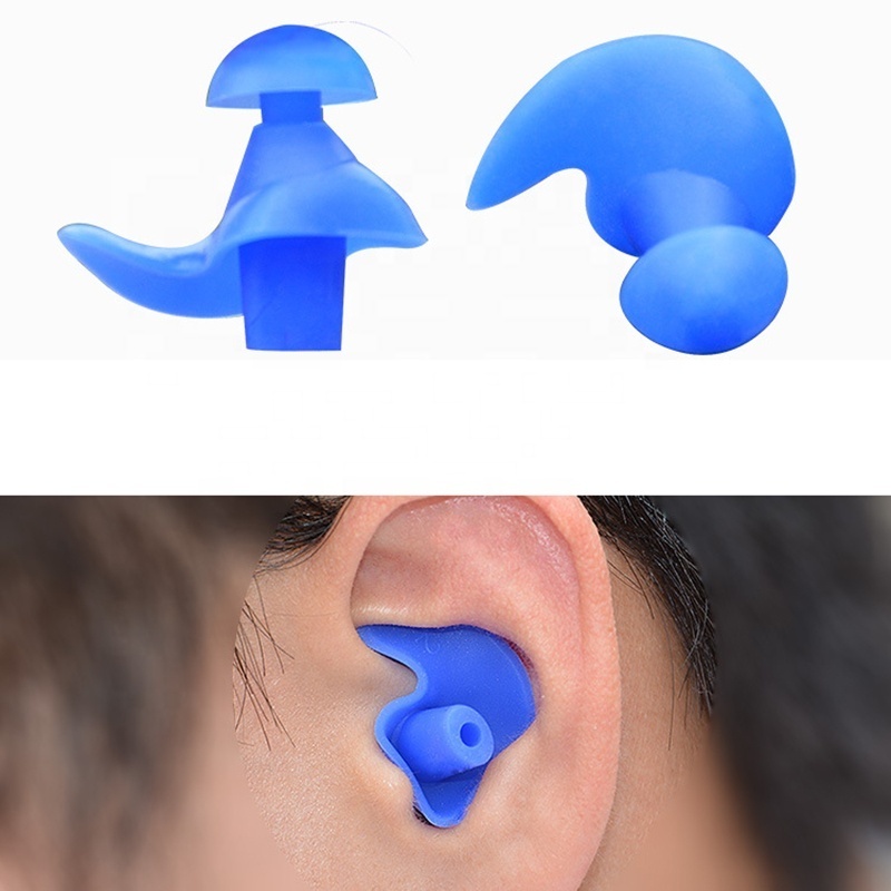 Custom Sleep Protection Waterproof Swimming Ear Plugs Anti-Noise Silicone Earplugs With Plastic Box