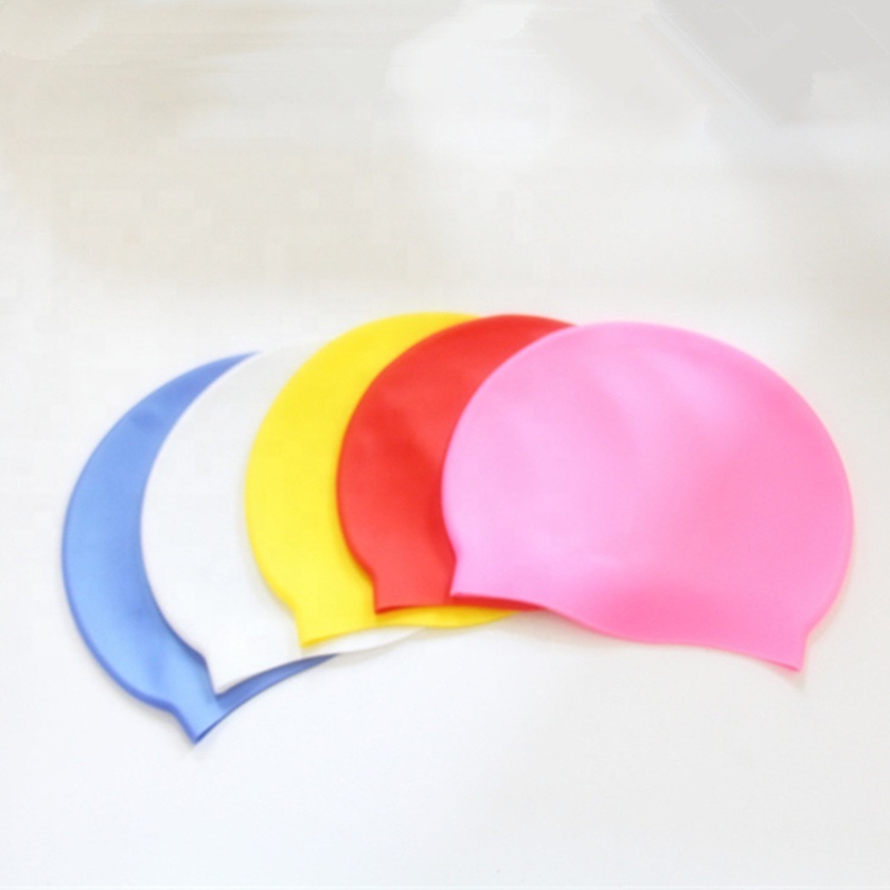 Silicone Unisex Men Women Adult Swimming Pool Swim Cap Hat Protect Waterproof Large swim cap