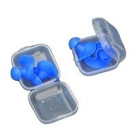 Custom Sleep Protection Waterproof Swimming Ear Plugs Anti-Noise Silicone Earplugs With Plastic Box