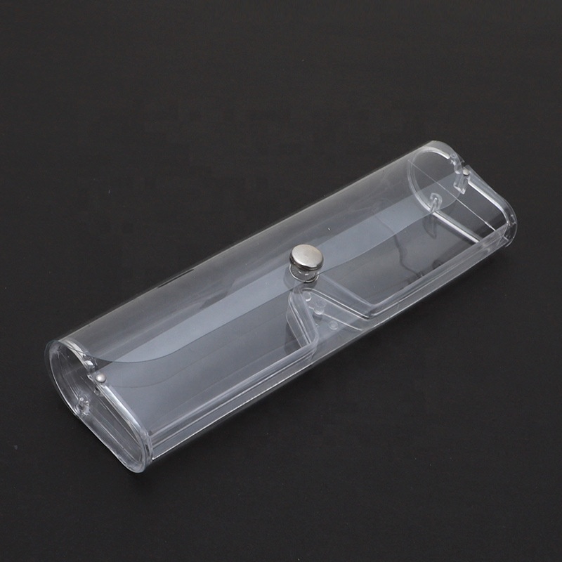 Cheap Wholesale New Plastic Eye Glasses Case Transparent Storage Case For Eyeglasses Sunglasses