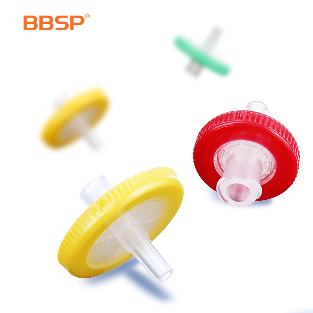 BBSP syringe filter 0.22 micron sterile MCE PES PTFE PVDF RC CA GF Nylon syringe filters