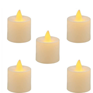 Battery operated LED tea lights flameless votive candles lamp realistic and bright flickering for wedding decoration candles