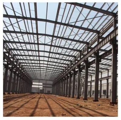 Low Cost Industrial-Style Prefabricated Steel Structure Hangar Sandwich Panel Workshop Warehouse