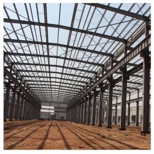 Low Cost Industrial-Style Prefabricated Steel Structure Hangar Sandwich Panel Workshop Warehouse