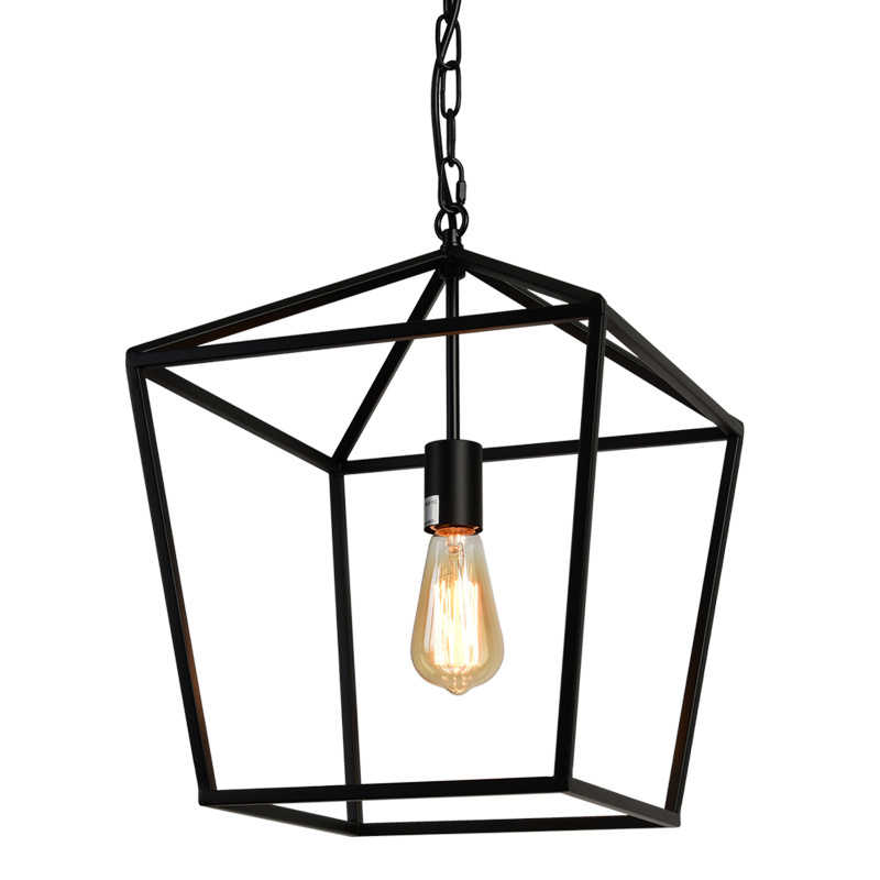 BBT Industrial Lantern Pendant Light Fixture Farmhouse Chandeliers Rustic Ceiling Light for Kitchen Island Bedroom Dinning Room