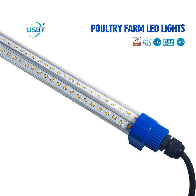 Chicken Coop Lighting Chicken Farm Using Ip67 24W Triproof Led Poultry Lights White Lights Bulb 4 Pack -80w SMD2835 LED Chip 130