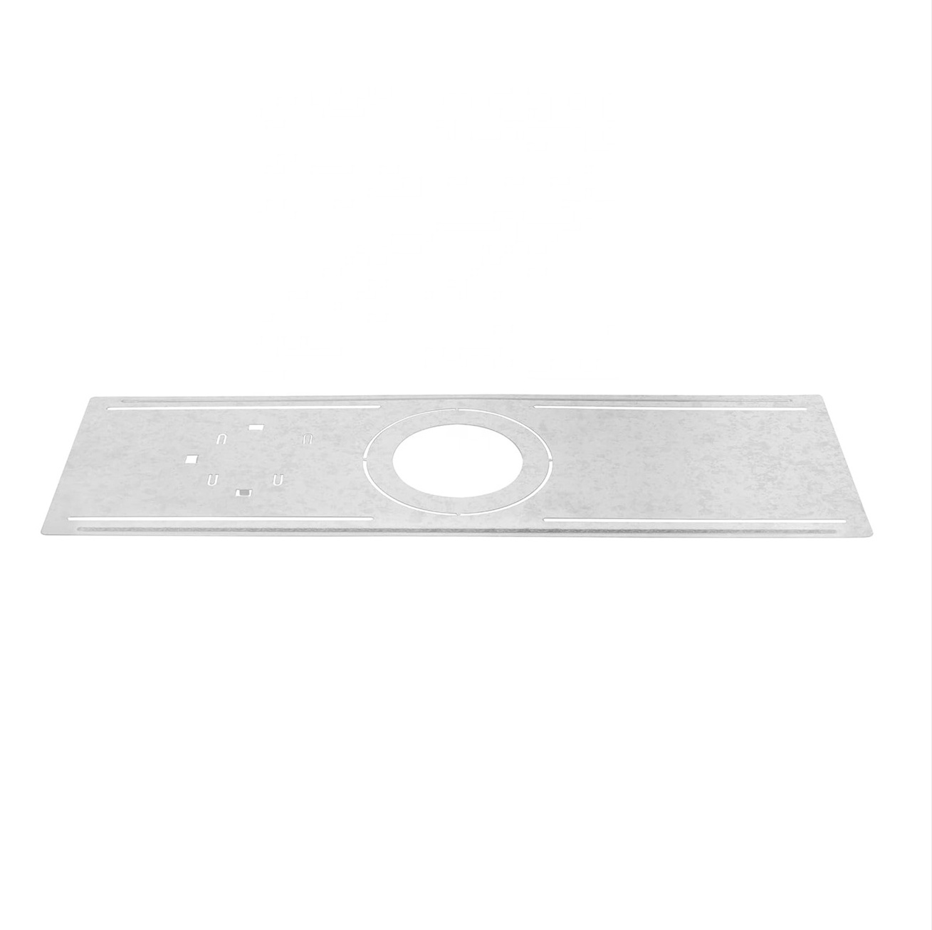 Recessed LED Light Plate - Slim Light Kit Bracket - New Construction Light Mounting Plate with Notches