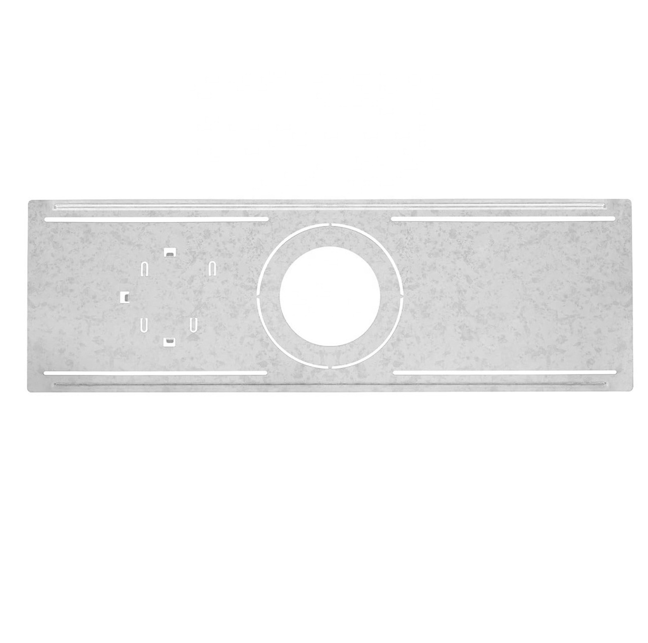 Recessed LED Light Plate - Slim Light Kit Bracket - New Construction Light Mounting Plate with Notches