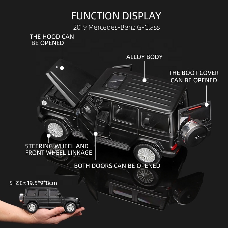 Maisto 1:25 Mercedes Benz G500 2019 Car Model simulation Diecasts Toy Vehicles Collectible Hobbies Gifts Static Die Cast Voiture