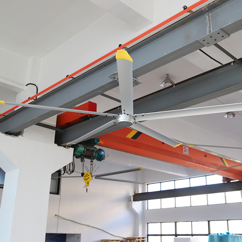 China 3m low noise 10ft Big Wind Air flow Garage Vent Giant Industrial Hvls Large Ceiling Fan