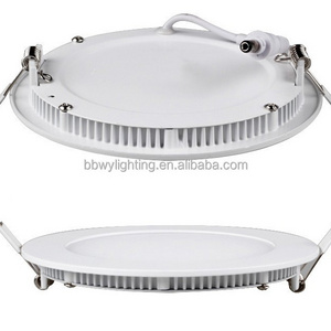 Aluminum Ultra Silm 3 Step CCT Color Change Led Panel Light 3w 6w 9W 12W 18W 24W Round Square Recessed Panel Lamp