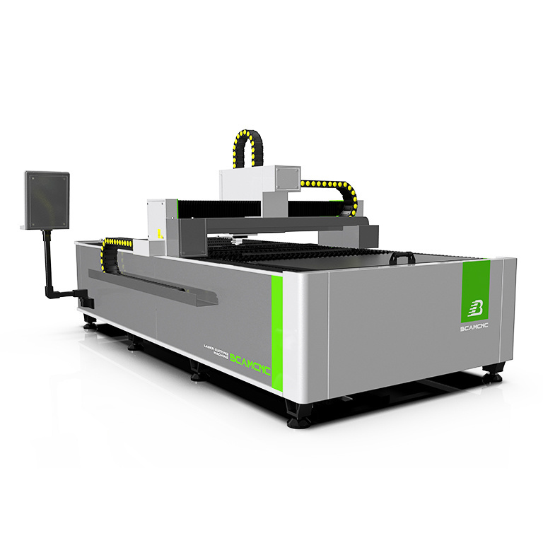 Single table fiber optic laser cutter 4 kw 5 kw 6 kw cnc fiber laser cutting machine for sale