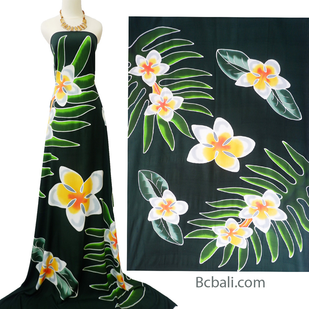 Indonesian Summer Beach Wear Sarongs Rayon Hand Painted Cheap Price Wholesale Bulk Qty Direct Bali Island