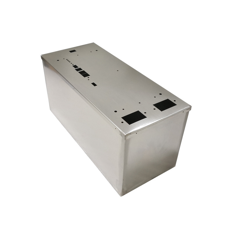 OEM Custom Outdoor Electrical Galvanized Steel Stainless Steel Aluminum Battery Box Enclosure Sheet Metal Fabrication Case