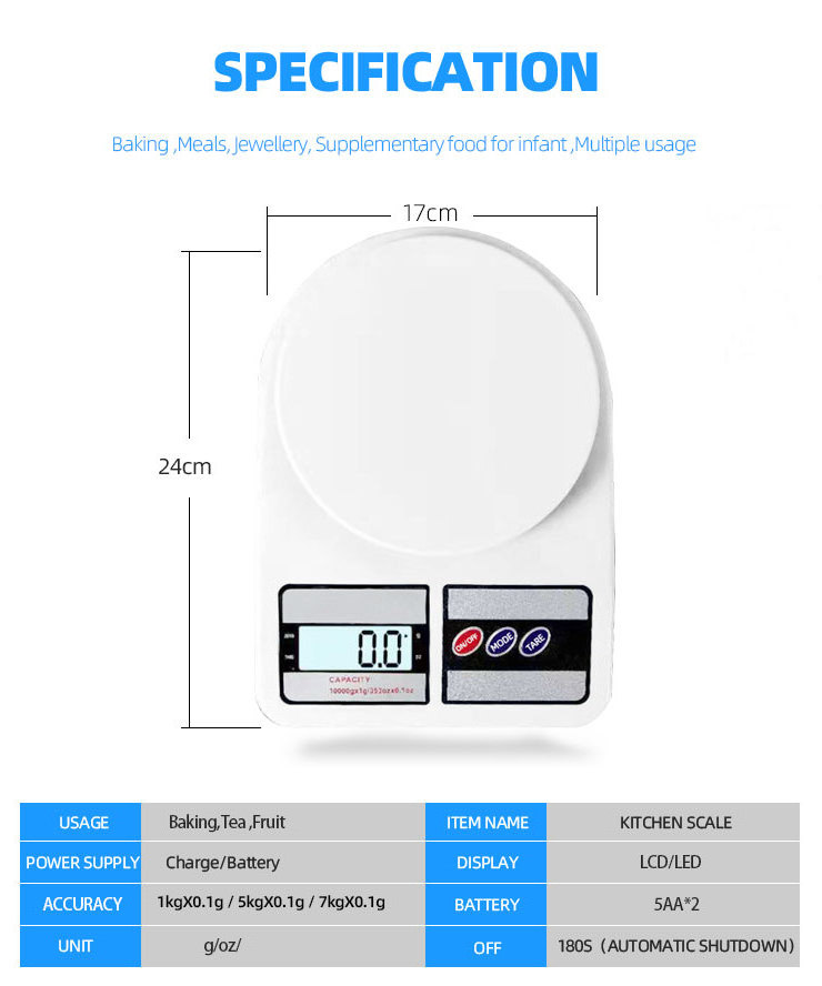 Cheap Kitchen Scales Manual Digital Scale  Cheap SF-400 Weighing Food Scale