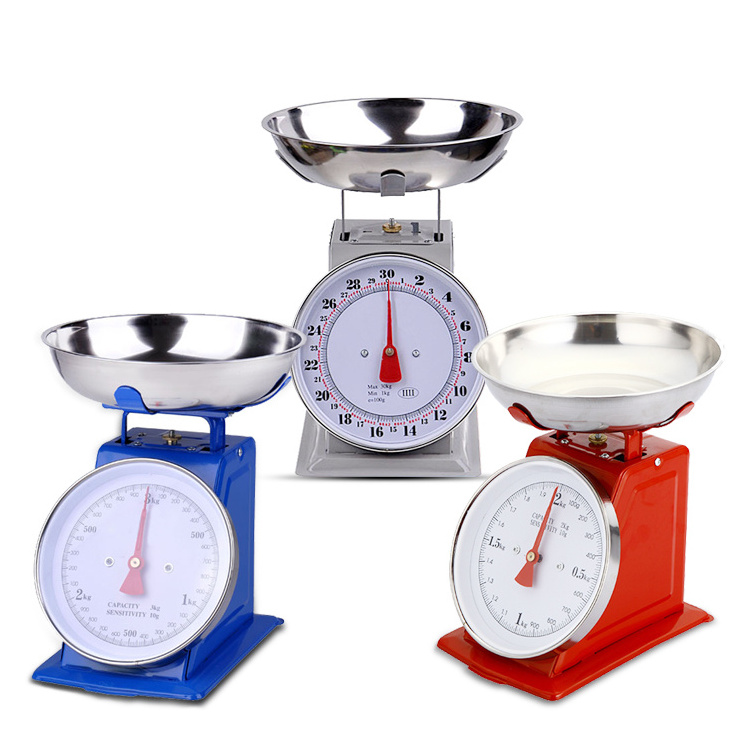 High quality Kitchen commercial mechanical dial spring balance scale 50kg