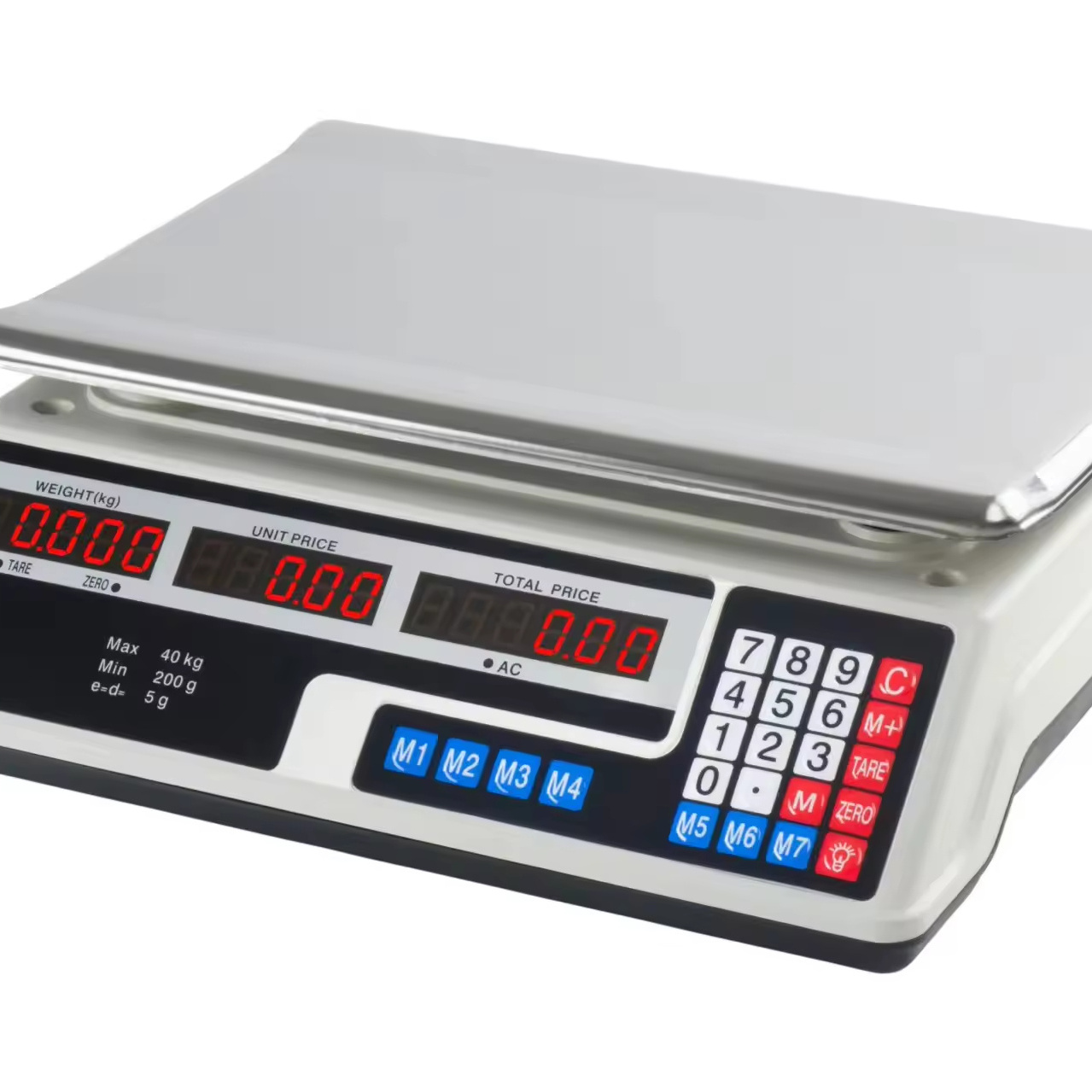 Electronic Price Counting Scale Digital Weighing Scale 40kg Electronic price scale