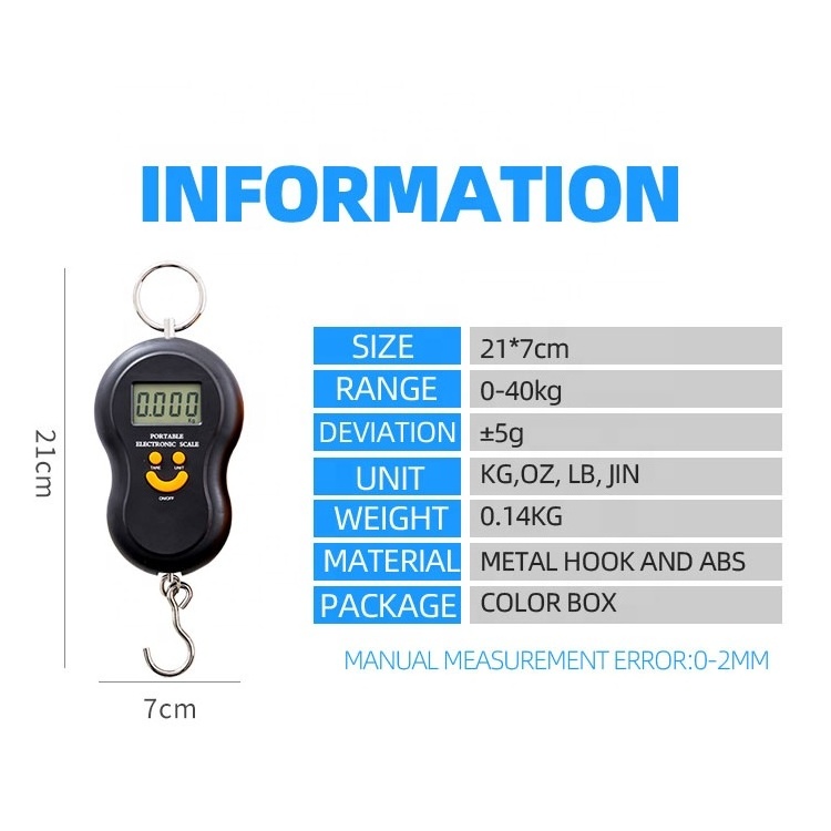 50kg Manual Digital Scale Camry, Electronic  Digital Luggage Hanging Weighing Scale