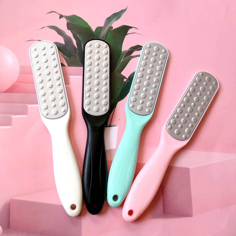 Private Label Double Sided Foot File Callus Remover Stainless Steel Pedicure Foot Rasp Scraper Foot Care Tool