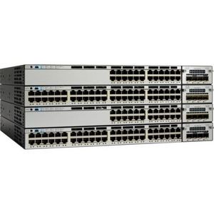 Original New 3850 Stackable 48 10/100/1000 Ethernet PoE+ ports switch WS-C3850-48P-S