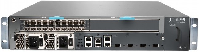 MX5-T-AC Juniper Network Dual AC 3D Universal Edge Router