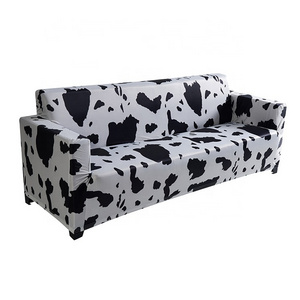 New arrival custom printed design luxury elastic couch covers stretch sofa cover for sitting room