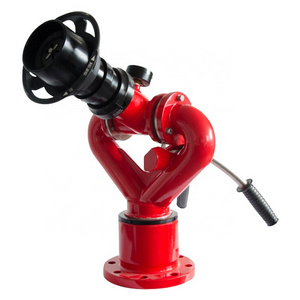 Adjustable fire monitor with flange long distance manufacturer fire cannon