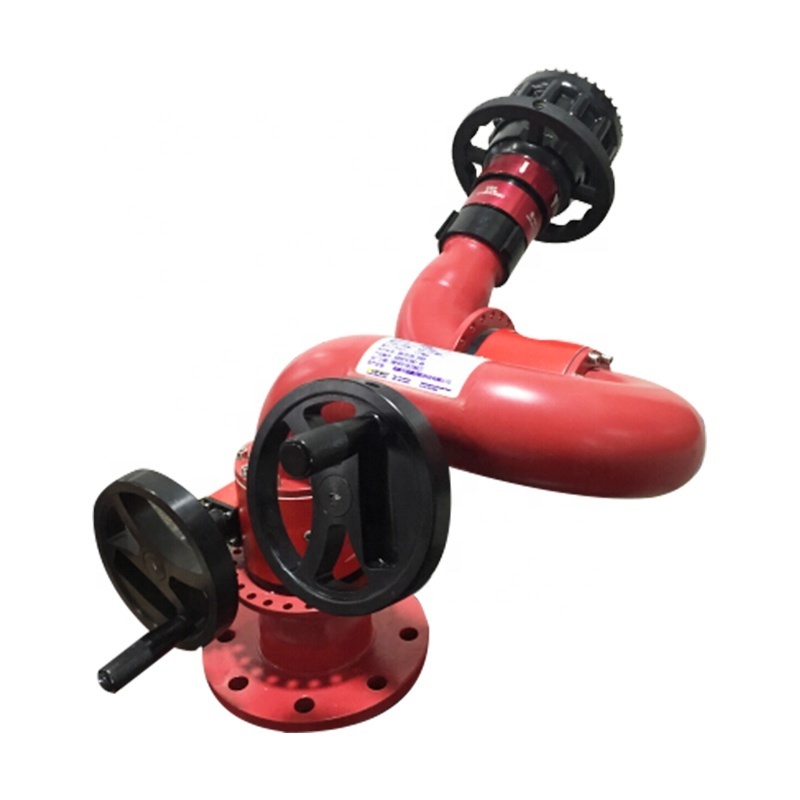 Adjustable fire monitor with flange long distance manufacturer fire cannon