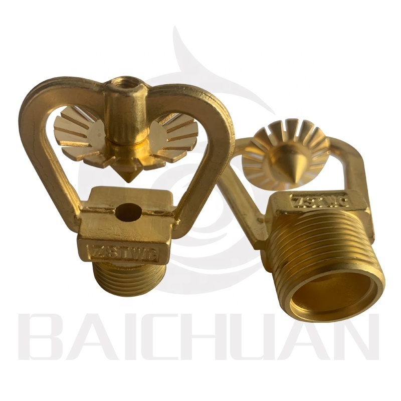 brass open type fire fighting sprinkler water nozzle zstwc-15