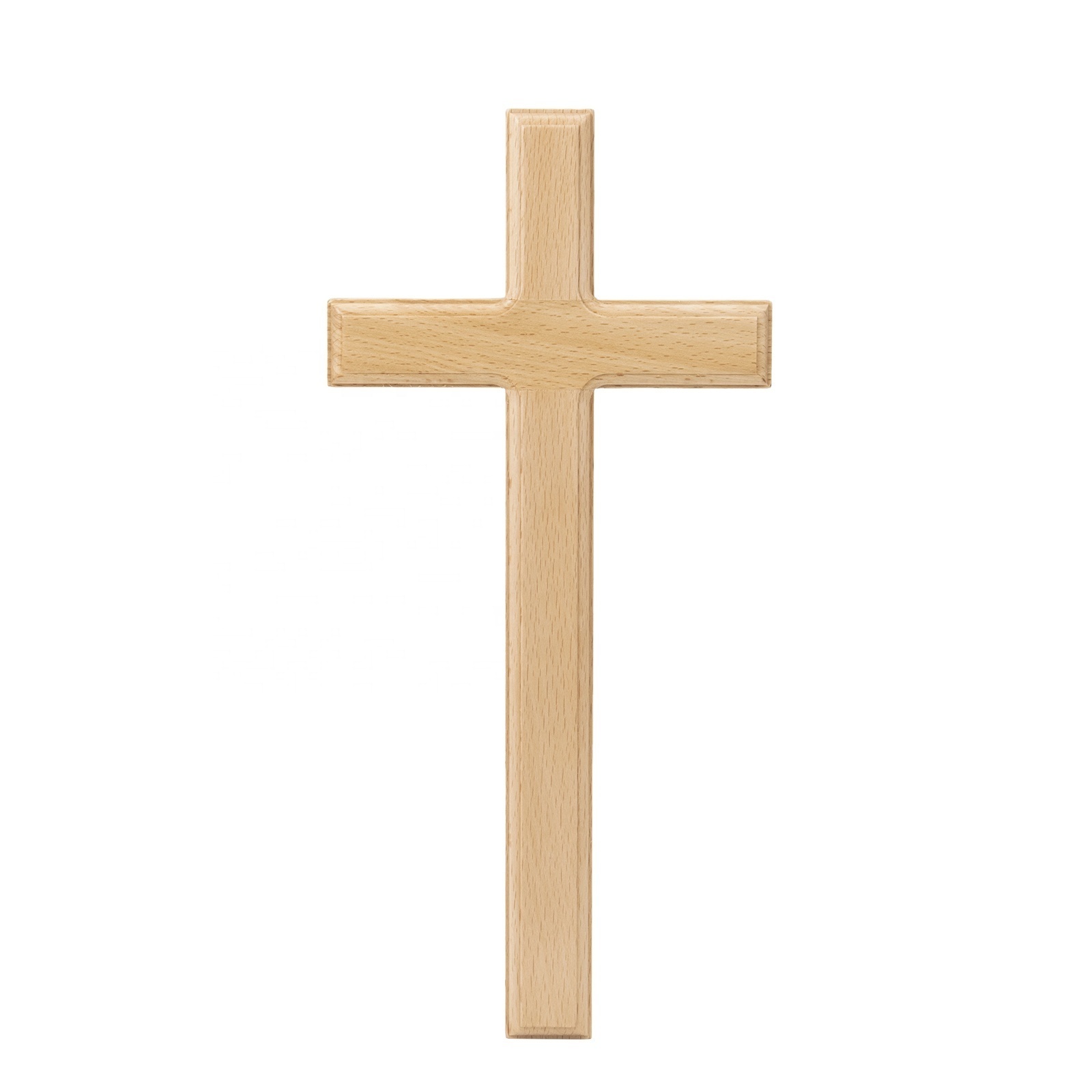 Wholesale Wood Wall Hanging Sign Plaque Wooden Cross  Christian Hanging Wooden Wall Cross for wall