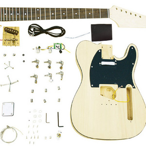 DIY TL GUITAR KIT IN WOOD  BODY DARK NECK GUITAR BODY