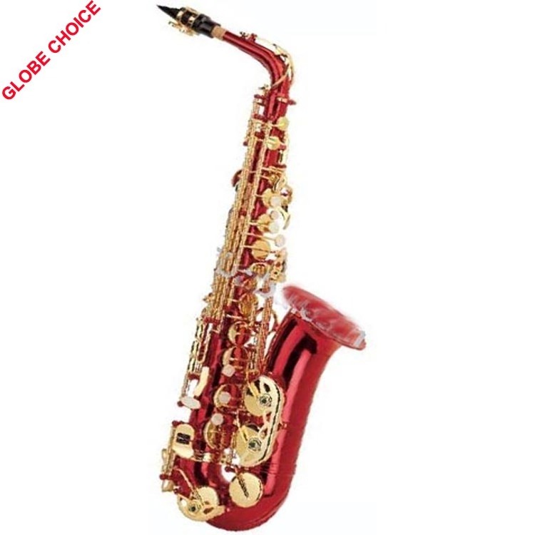 GOOD SAXOPHONE ALTO SAXOPHONE RED COLOR OEM