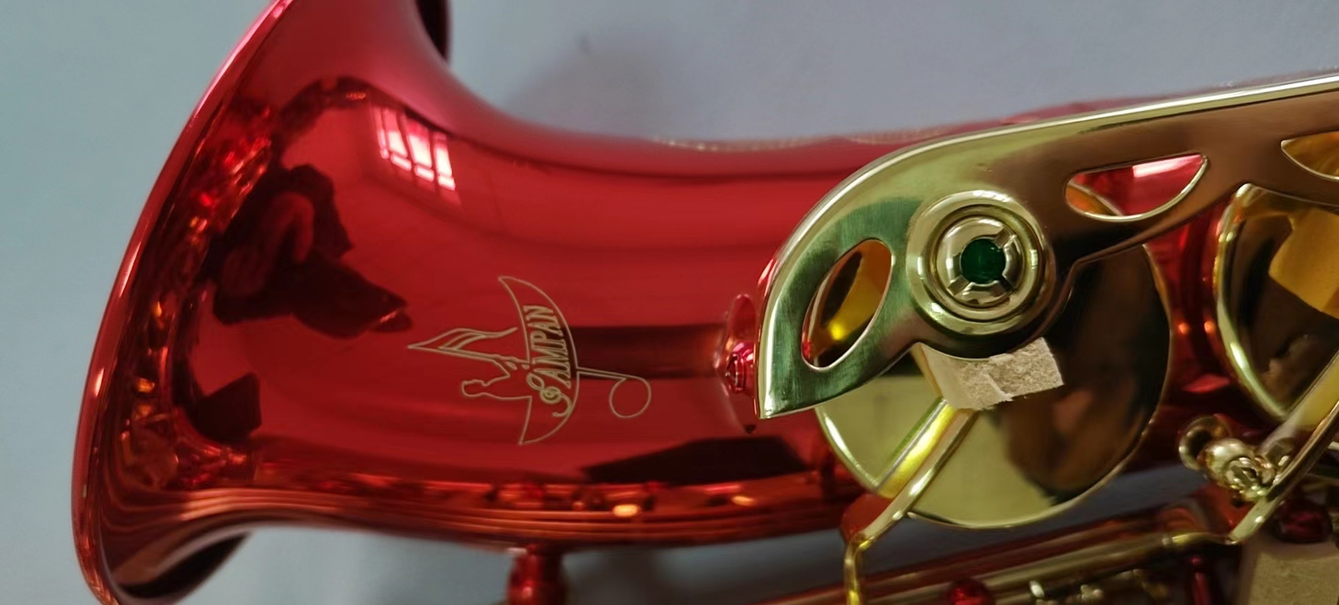 GOOD SAXOPHONE ALTO SAXOPHONE RED COLOR OEM