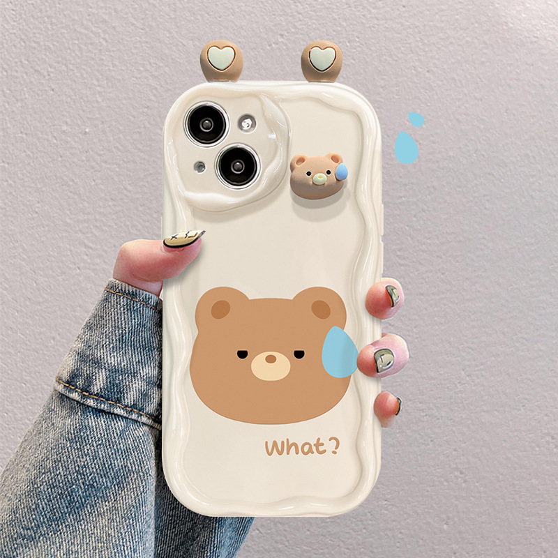 Lovely Frog Rabbit Bear Ear Design Silicone Mobile Phone  Case For Redmi A2 A1 Plus Note12 Xiaomi 13 11lite POCO X3 F3 C50 cover