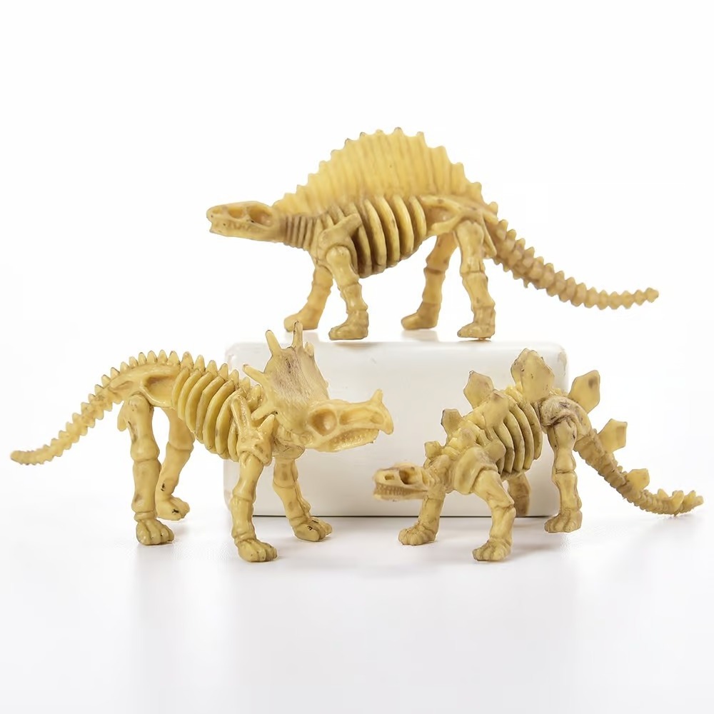 Dinosaur skeleton sculpture other educational toy for kid, Animal & dinosaur fossil model toy set Mini Dinosaur Toy Plastic