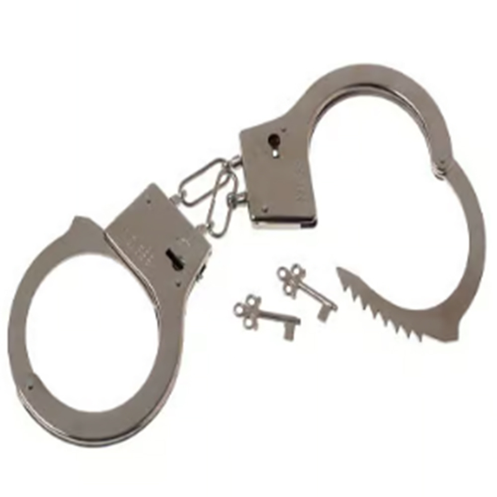 Custom Hot Sales Very Cheap Toys Plastic Metal Handcuffs