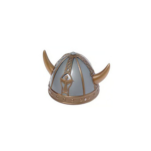 Toy Child Size Horned Viking Helmet | Halloween Party Plastic Viking Horned Helmets for kids | Toy Helmet