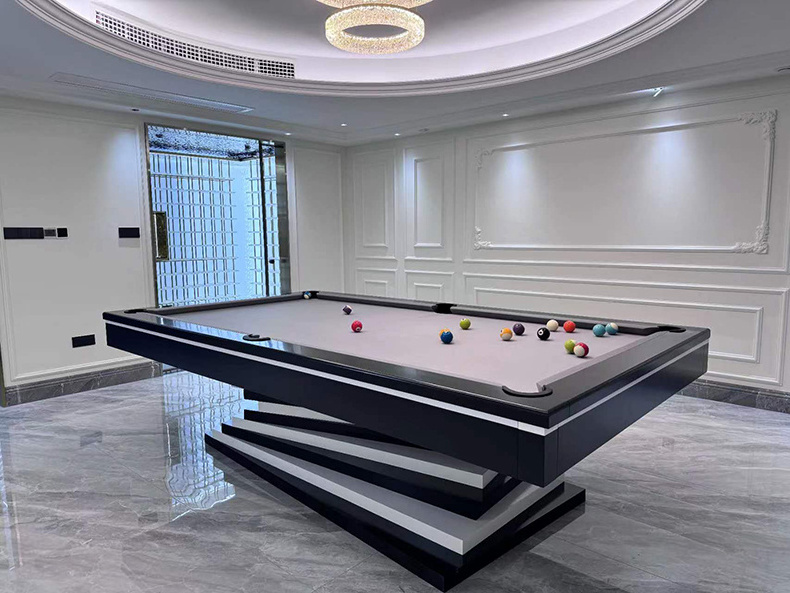 9ft Billiard Wood Pool Table High End Fashion Styles Top Grade Customized Logo Unisex Solid Wood united billiards pool table