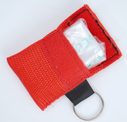 First Aid Mask Disposable Outdoor One-way Valve First Aid Breathing Membrane CPR Artificial Breathing Membrane