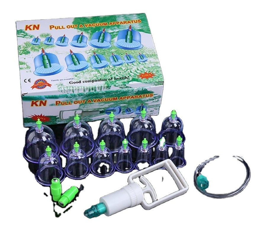 Household Cupping Therapy Set Vacuum Suction Cup Pump Set Health Care Cupping Tools Sets