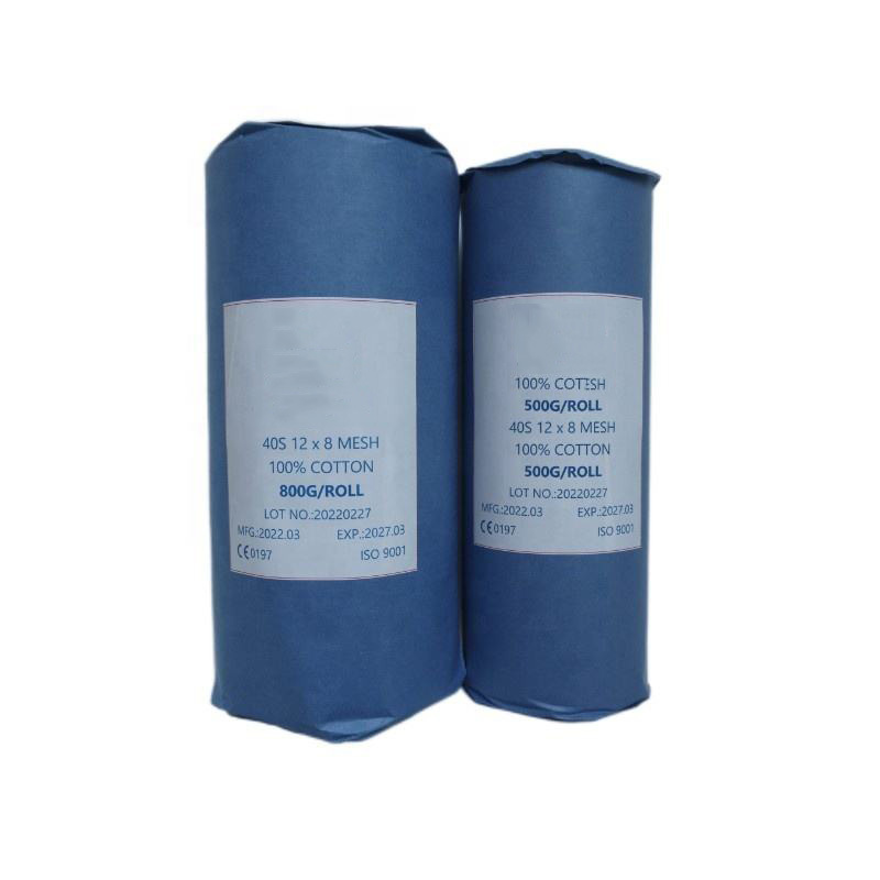 Wholesale Professional High Quality Cheap Medical Sterile Absorbent Hydrophilic Cotton Gauze Roll