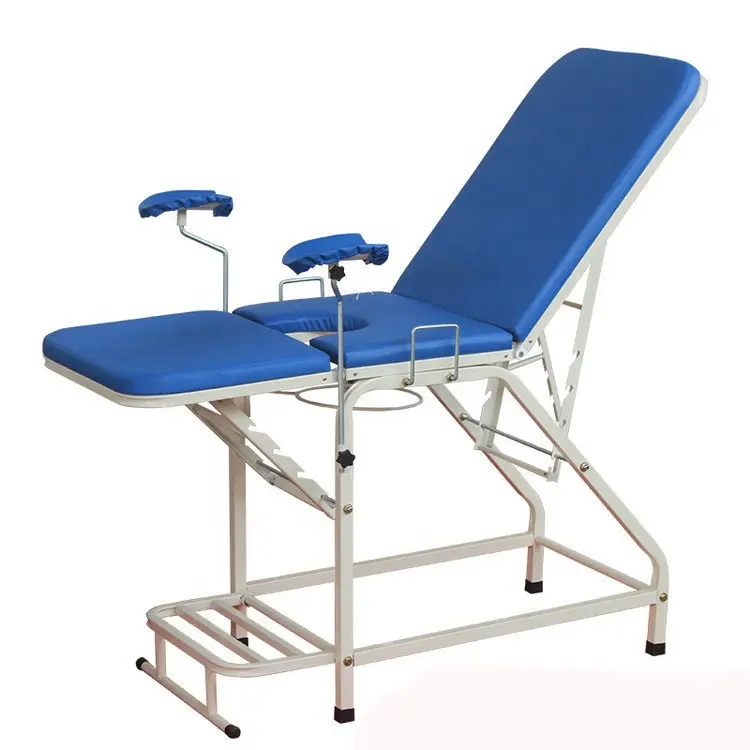 Medical gynecological examination bed thickened square tube obstetrics and gynecology washing bed hospital surgery chair