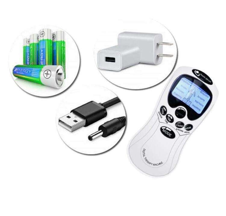 Electric Massage Tens Machine Body Massager Ems Muscle Stimulator Vibrators Meridian Pulse Electrotherapy Physical Therapy Tool