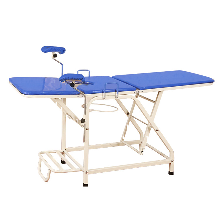 Medical gynecological examination bed thickened square tube obstetrics and gynecology washing bed hospital surgery chair