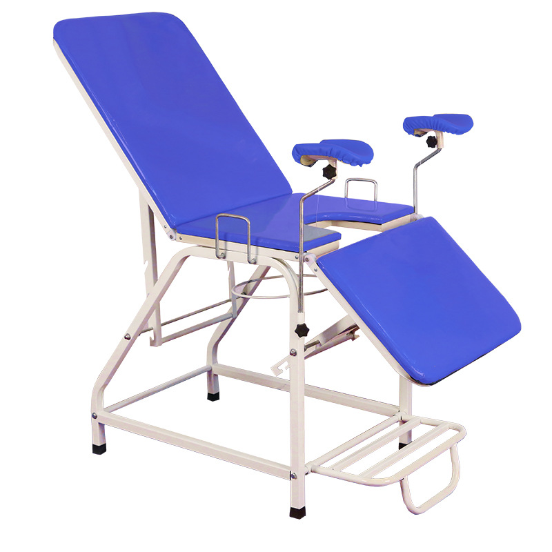 Medical gynecological examination bed thickened square tube obstetrics and gynecology washing bed hospital surgery chair