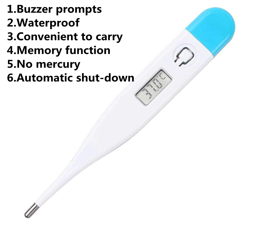 High Quality Cheap Price Thermometers LCD Digital Thermometer Digital Oral for Adult Baby Clinical Baby Household Use Plastic Ce