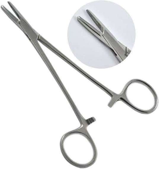 High Quality Mayo Hegar Needle Holder Disposable Single Use Stainless Steel Needle Holder Forceps Suture Forceps