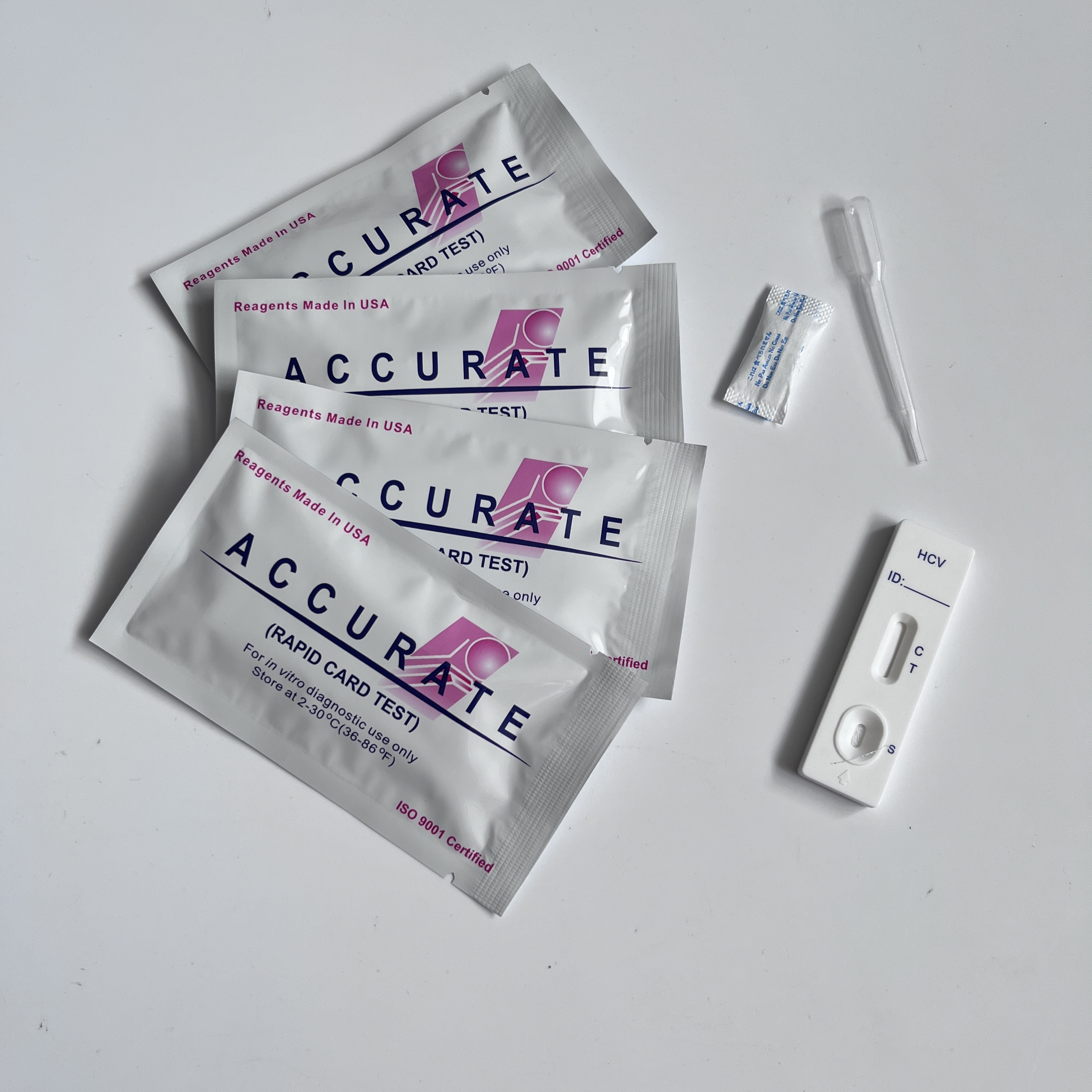 High Accuracy Quick Infectious Disease Detection Test Kit HCV Rapid Diagnostic Blood Test Kit