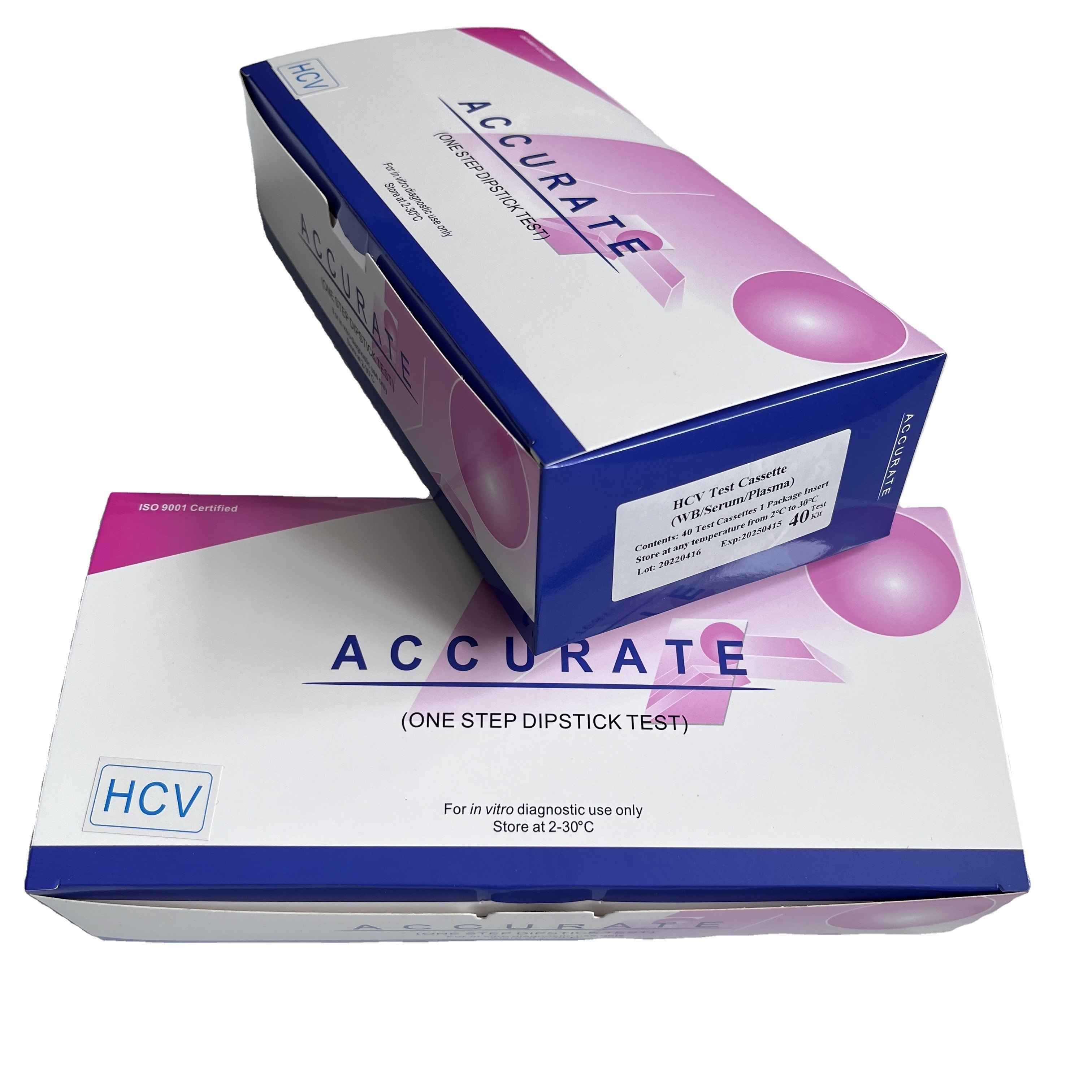 High Accuracy Quick Infectious Disease Detection Test Kit HCV Rapid Diagnostic Blood Test Kit